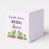 Bruiloftsfeest Garden Dahlia Bedankdoosjes (Voorkant Zijde)