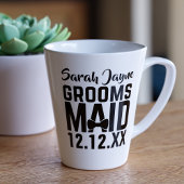 Bruiloftsfeest Groomsmaid Gift Latte Mok