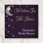 Bruiloftsfeest 'In De Sterren Geschreven' Bedankjes Labels (Voorkant)