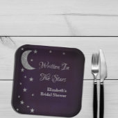 Bruiloftsfeest 'In De Sterren Geschreven' Papieren Bordje