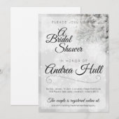 Bruiloftsfeest in de winter kaart (Voorkant / Achterkant)