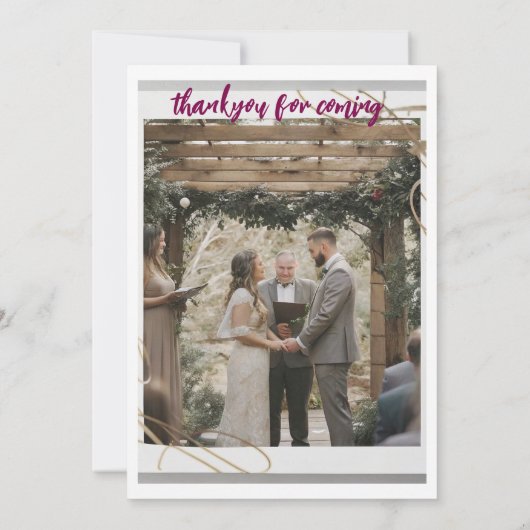 bruiloftsfeest kaart (Achterkant)