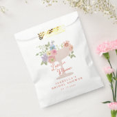 Bruiloftsfeest Love in Bloom in de bloementuin Bedankzakje (Gezegeld)