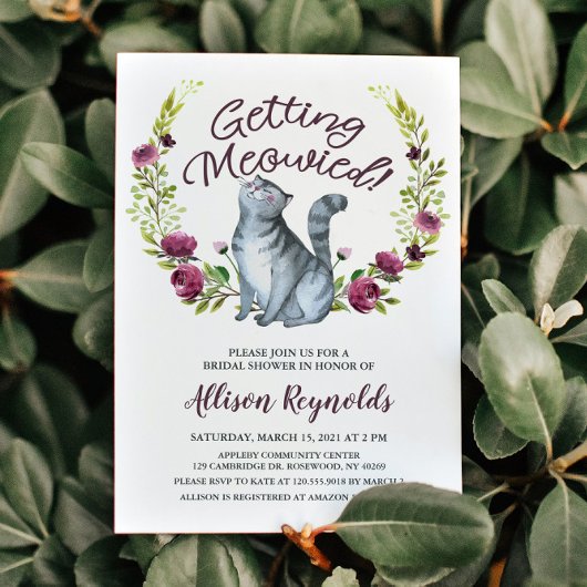 Bruiloftsfeest Meowied Kaart