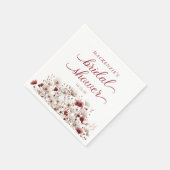 Bruiloftsfeest met Boho wilde bloemen in de nazome Servet (Hoek)