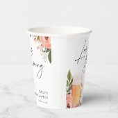 Bruiloftsfeest met Brouwende Liefde Papieren Bekers (Rechts)