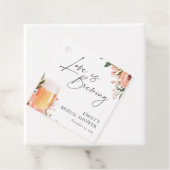 Bruiloftsfeest met een Bierliefde die Borrelt Bedankjes Labels (In situ)