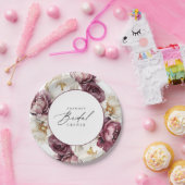 Bruiloftsfeest met een overvloed aan rustieke bloe papieren bordje (Feest)