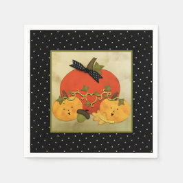 Bruiloftsfeest met Halloween-thema in oktober Servet
