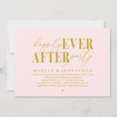 Bruiloftsfeest met Happily Ever After-sfeer Kaart (Voorkant)