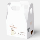 Bruiloftsfeest met koffie bedankdoosjes (Geopend)