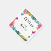 Bruiloftsfeest met meerkleurige bladeren servet (Hoek)