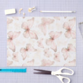 Bruiloftsfeest met mooie roze vlinders tissuepapier (Craft)