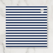 Bruiloftsfeest met Nautilus Anker Bedankjes Labels (Achterkant)