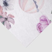 Bruiloftsfeest met reizen in hete luchtballon met  tissuepapier (Detail)