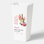 Bruiloftsfeest met Rozenblaadjes en Prosecco Bedankdoosjes (Voorkant)