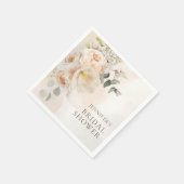 Bruiloftsfeest met tuingebloemte en eucalyptus servet (Hoek)