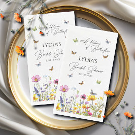 Bruiloftsfeest met vlinders voor een heel leven vo servet