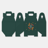 Bruiloftsfeest Modern Rustiek Herfstblad Bedankdoosjes (Ongevouwen)