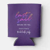 Bruiloftsfeest Moderne Elegantie Blikjeskoeler (Voorkant)