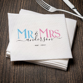 Bruiloftsfeest Mr & Mrs Jonggehuwd Servet