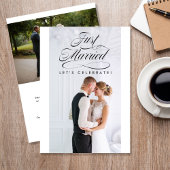 Bruiloftsfeest na de Trouwdag Kaart