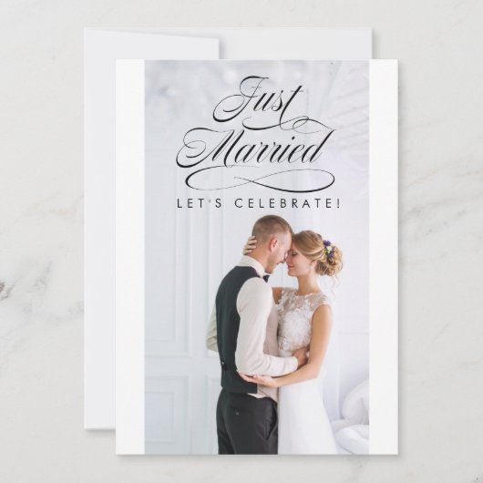 Bruiloftsfeest na de Trouwdag Kaart (Voorkant)