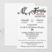 Bruiloftsfeest na Elopement-feest Kaart (Voorkant / Achterkant)