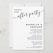 Bruiloftsfeest na het huwelijk kaart (Voorkant)