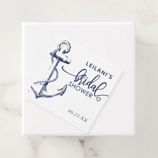 Bruiloftsfeest Nautical Anker Bedankjes Labels (In situ)