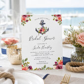 Bruiloftsfeest Nautical Bloemanker Kaart