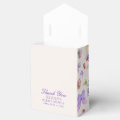 Bruiloftsfeest Pretty Purple Butterflies Bedankdoosjes (Geopend)