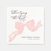 Bruiloftsfeest servetten | Ze heeft de knoop door  (Voorkant)