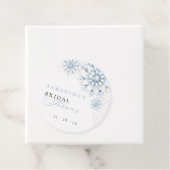 Bruiloftsfeest Snow in Love Bedankjes Labels (In situ)