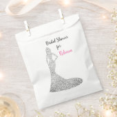 Bruiloftsfeest Sparkle & Shine Zakjes als bedankje (Geknipt)