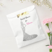Bruiloftsfeest Sparkle & Shine Zakjes als bedankje (Gezegeld)