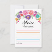 Bruiloftsfeest spel Advieskaarten Fiesta Kaart (Voorkant)