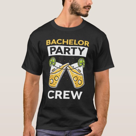 Bruiloftsfeest Team Bruid Bruidegom T-shirt (Voorkant)
