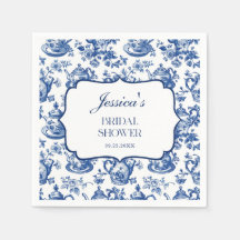 Bruiloftsfeest Theepartij Blauw Witte Chinoiserie