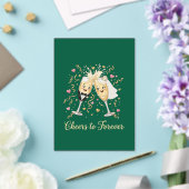 Bruiloftsfeest Toast Acryl Uitnodigingen (Insitu (Huwelijk))