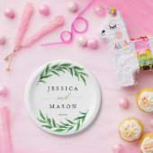 Bruiloftsfeest - Trouwen - Papieren bord (Feest)