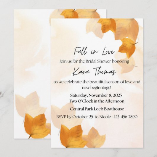 Bruiloftsfeest Uitnodiging 'Eerlijk Verliefd' (Voorkant / Achterkant)