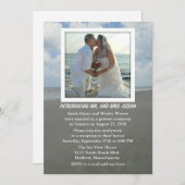 Bruiloftsfeest Uitnodigingen Alleen Ontvangst Stra (Voorkant / Achterkant)