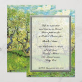 bruiloftsfeest, van Gogh, boomgaard in bloei Kaart (Voorkant / Achterkant)