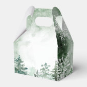 Bruiloftsfeest 'Verliefd in de Sneeuw' Bedankdoosjes (Achterkant)