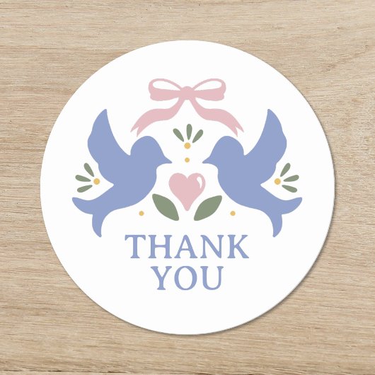 Bruiloftsfeest voor Liefdeskoppels Ronde Sticker