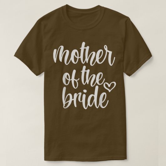 Bruiloftsfeest voor mama van bruid moeder van de b t-shirt (Design voorkant)