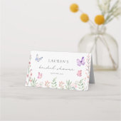 Bruiloftsfeest voor moderne vlinders plaatskaartje (Achterkant)