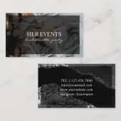 Bruiloftsfeest vrijgezellenfeest visitekaartje (Voorkant / Achterkant)