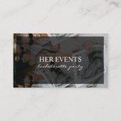 Bruiloftsfeest vrijgezellenfeest visitekaartje (Voorkant)